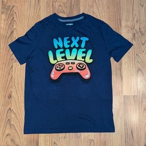 Boys Old Navy Gaming T-Shirt in Navy, Size L (10-12).